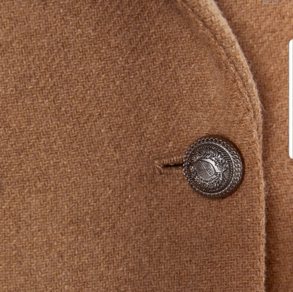 ZARA Wool Blend Double Breasted Blazer Sz S - Picture 7 of 8